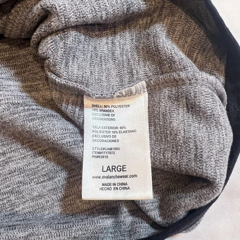 Avalanche Outdoor Supply Shirt Long Sleeve Large Pullover 1/4 Zip Lightweight.‎ - Picture 3 of 7